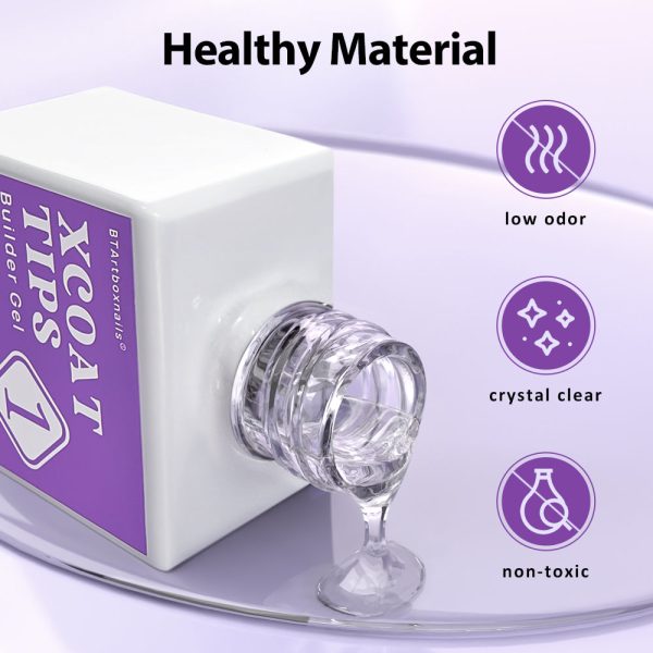 XCOATTIPS® Protecting Duo - Builder Gel (Enhanced) + Top Coat on Sale - Image 3