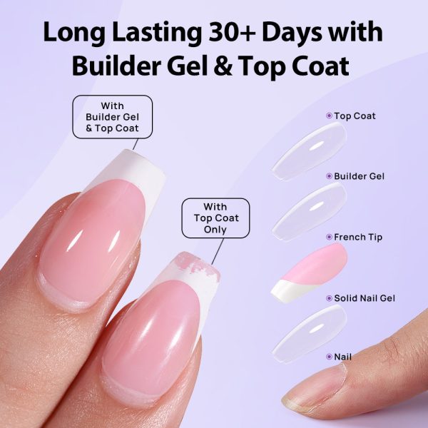 XCOATTIPS® Protecting Duo - Builder Gel (Enhanced) + Top Coat on Sale - Image 5