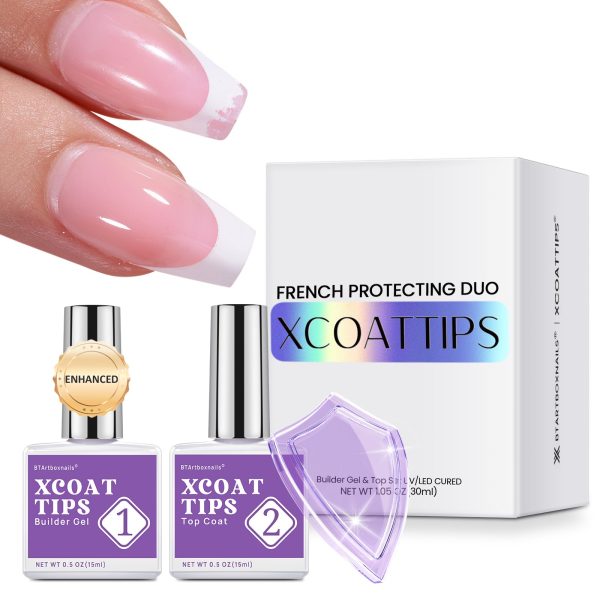 XCOATTIPS® Protecting Duo - Builder Gel (Enhanced) + Top Coat on Sale