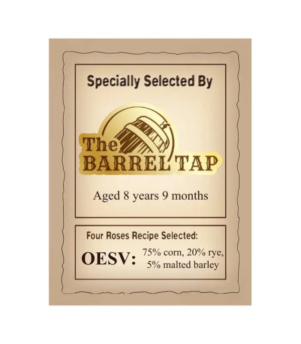 Four Roses OESV Single Barrel Bourbon Private Select ‘THE BARREL TAP  120.2 Proof Online Sale - Image 2