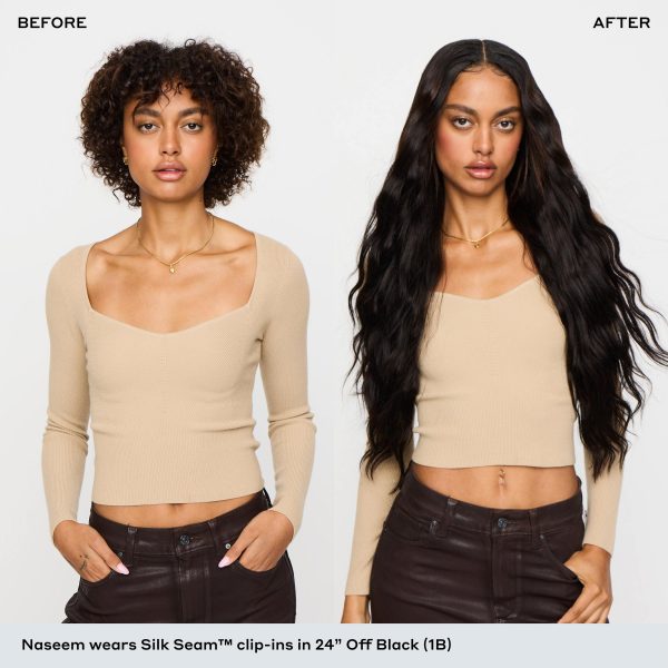 Silk Seam™ Clip-In, Dark Brown Dirty Blonde on Sale - Image 2