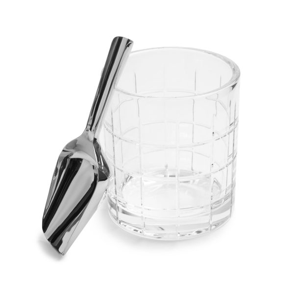 Waterford Crystal Cluin Ice Bucket & Scoop Supply