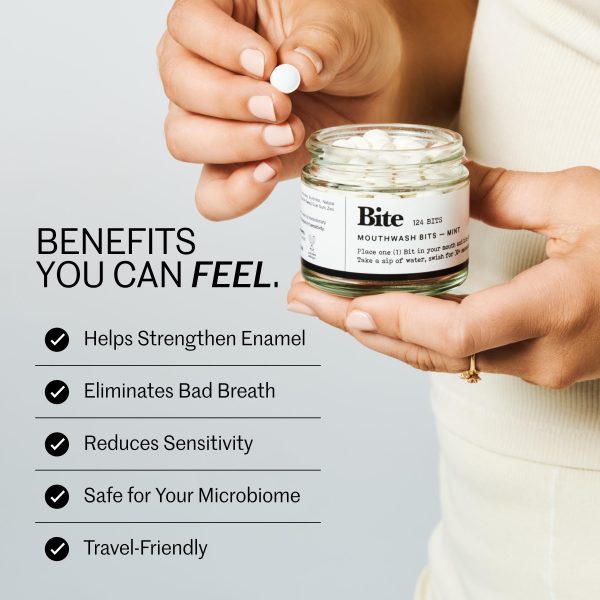 Mint Mouthwash Bits – Refreshing, Zero-Waste Mouthwash Tablets with Nano-Hydroxyapatite and Xylitol Online - Image 5