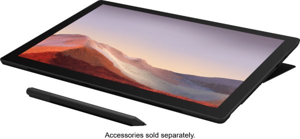 Microsoft Surface Pro 7 12.3  Intel Core i7 16GB RAM 256GB SSD (Matte Black) - Refurbished For Cheap