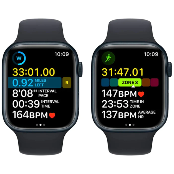 Apple Watch Series 8 (GPS) 41mm Aluminum Case (Midnight) - Refurbished Online now - Image 5