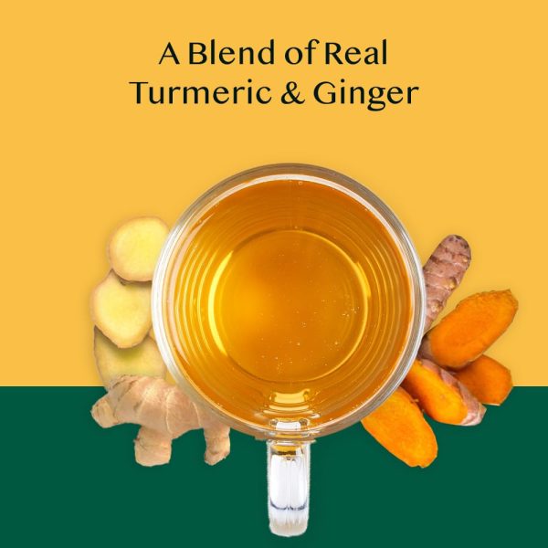 Turmeric Ginger Herbal Tea 18 Count Online - Image 2