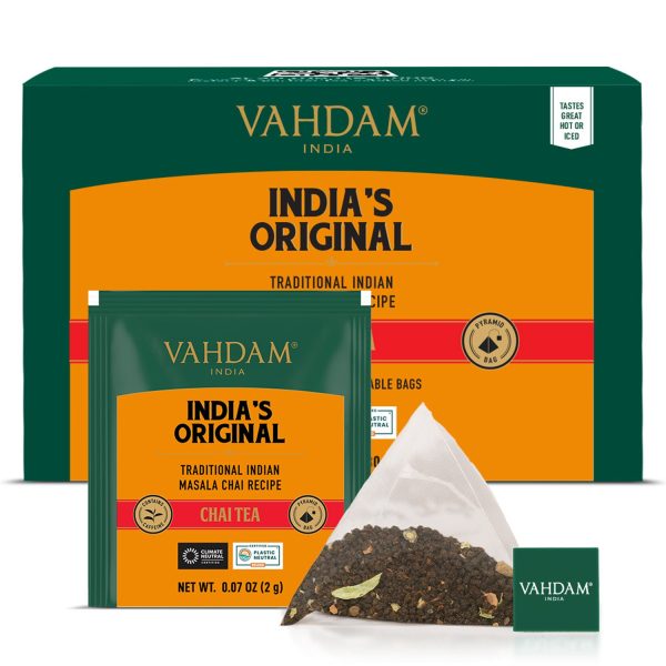 India s Original Masala Chai Tea, 30 Count Online Sale - Image 4
