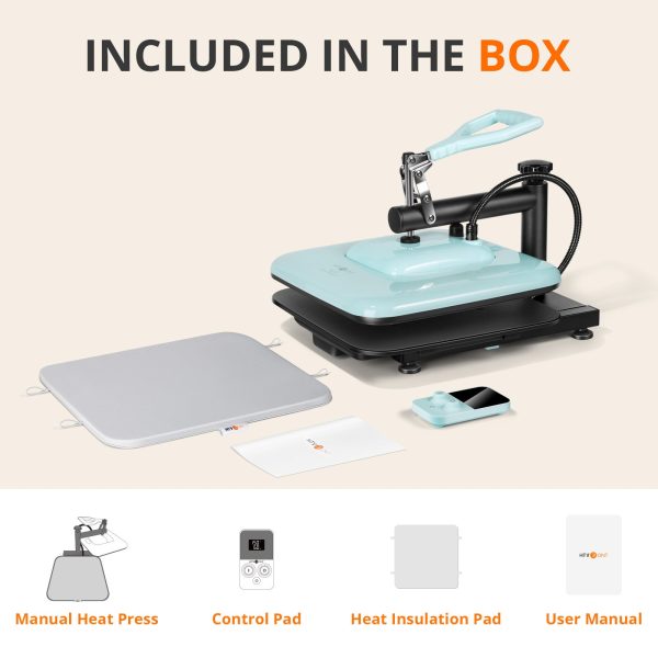 [Special Price] HTVRONT Manual Heat Press Machine 15  x 15  110V Online Sale - Image 5