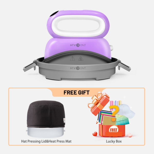 【Easter Deals】HTVRONT Hat Heat Press Machine With Luckybox For Free,for trucker hat&cap Online now - Image 3
