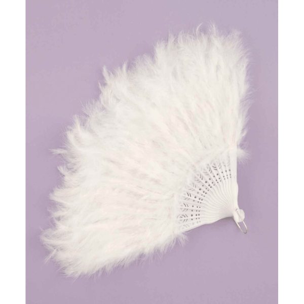White Feather Fan For Discount